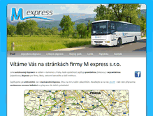 Tablet Screenshot of m-express.cz